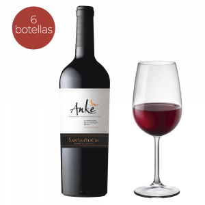 Vino Santa Alicia Premium Anke + 6 Copas de Vino <br>40% off