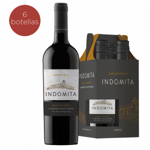 Pack Vino Indómita Gran Reserva Cabernet Sauvignon + 4 Botellines Gran Reserva Cabernet Sauvignon 250 ml <br>35% off