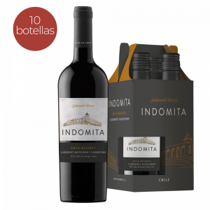 Pack Vino Indómita Gran Reserva Ensamblaje + 4 Botellines Gran Reserva Cabernet Sauvignon 250 ml <br>35% off