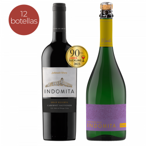 Pack Vino Indómita Gran Reserva Cabernet Sauvignon + Espumante Moscato <br>40% off