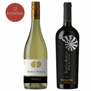 Pack Vino Santa Alicia Reserva Chardonnay + Edición Especial Reserva Syrah <br>50% off