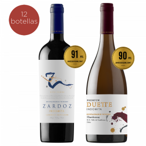 Pack Ultra Premium Zardoz Cabernet Sauvignon + Premium Duette Chardonnay <br> 37% OFF