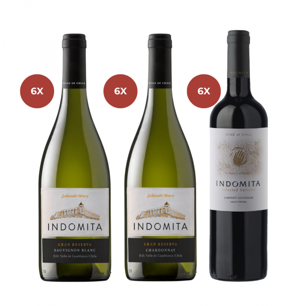 Pack Gran Reserva Chardonnay+ Gran Reserva Sauvignon Blanc + Selected Cabernet Sauvignon<br>38% OFF